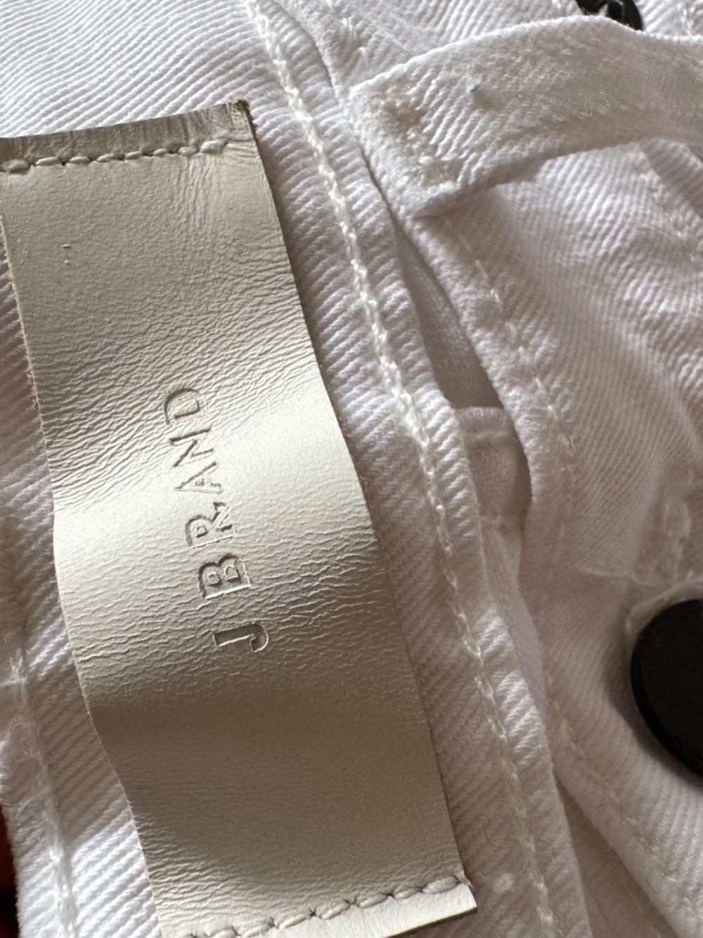 J Brand White Distressed Skinny Jeans Size 30 - Picture 10 of 11